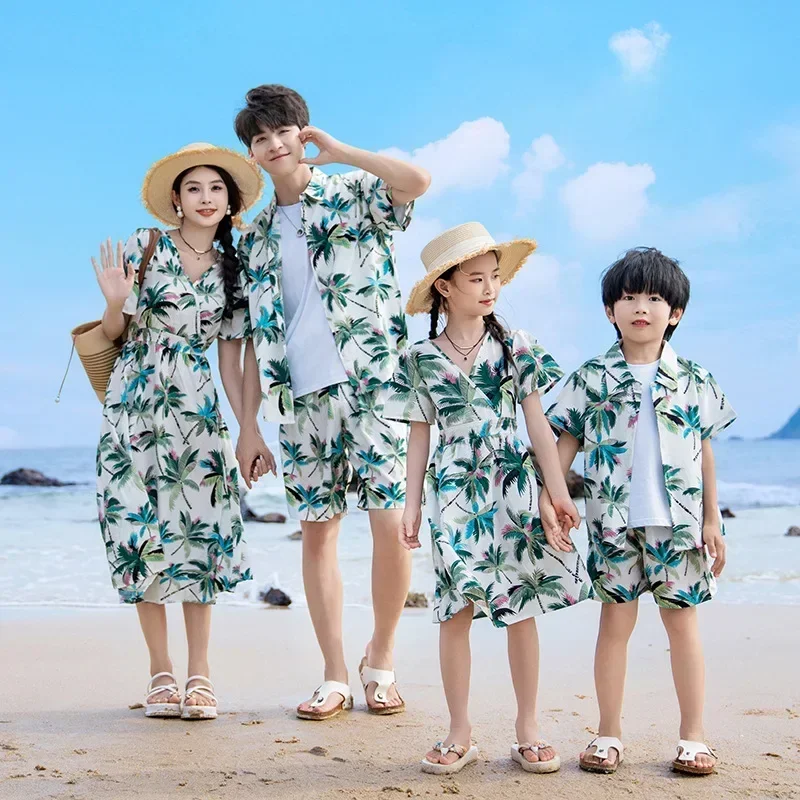 Parent Of Plant - Vakantie paar look ouder-kind kleding moeder