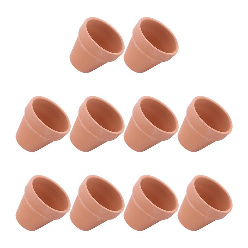 Cactus Mix Pot - 10Pcs Mini Terracotta Pot Planten Bloempotten