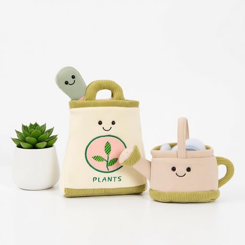Parent Of Plant - Knuffelplantentas met schep, gieter en zachte