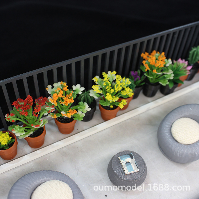 Cactus Mix Pot - Mini gesimuleerde planten Cactus Succulent bloemmodel