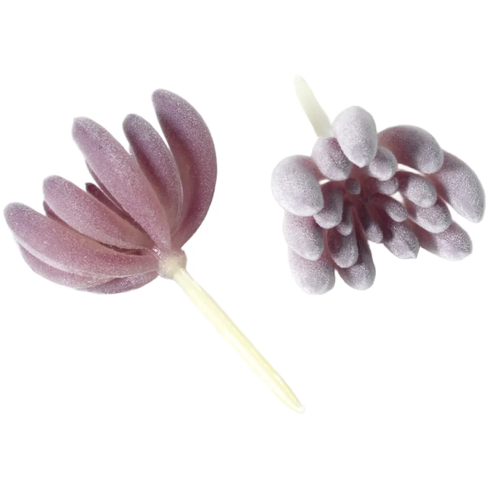 PVC gevlokte paarse nep-succul - Succulent Arrangement Mini recensie en prijs