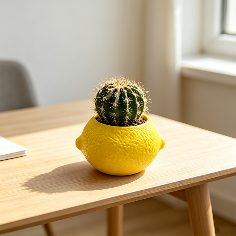 Citroenvormige decoratieve pla - Cactus Mix Pot recensie en prijs