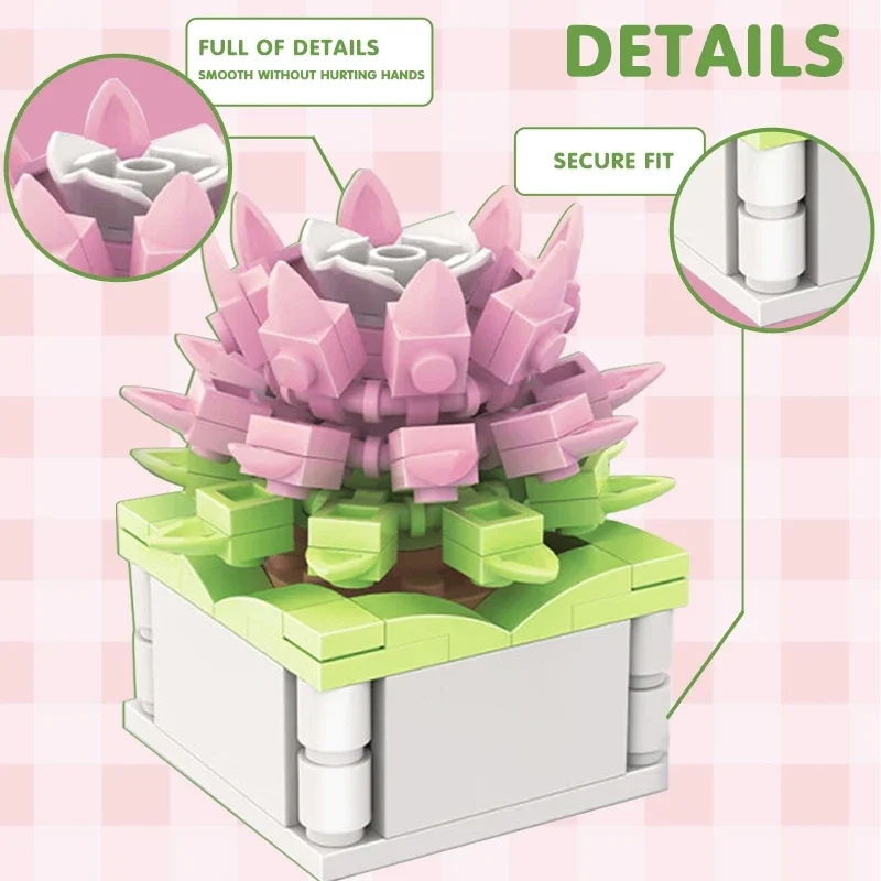 Blokkenset Stad DIY Potplanten - Cactus Mix Pot recensie en prijs