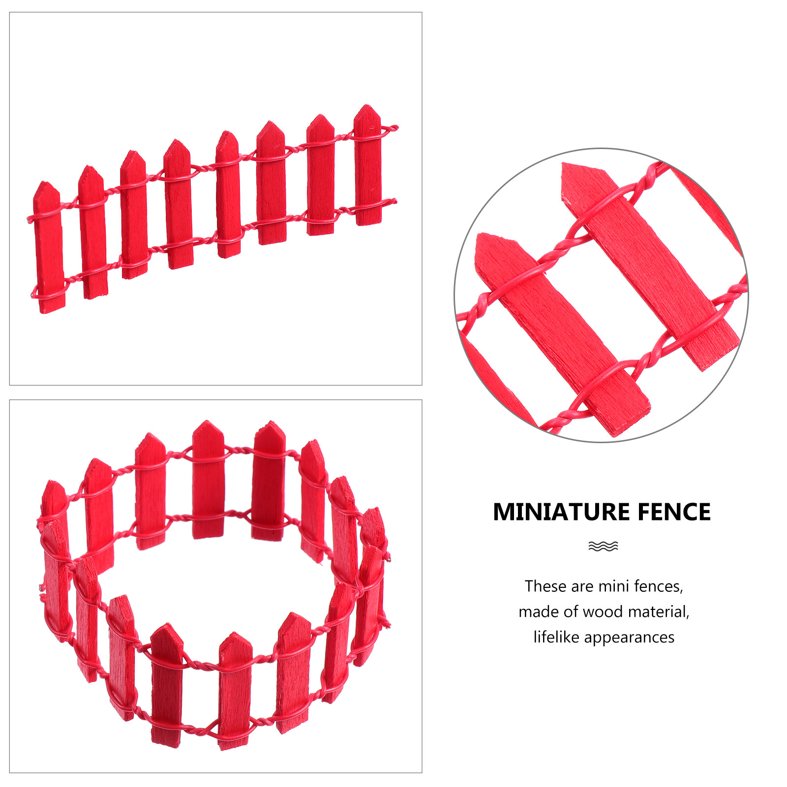 12 stuks mini houten hekset le - Succulent Arrangement Mini recensie en prijs